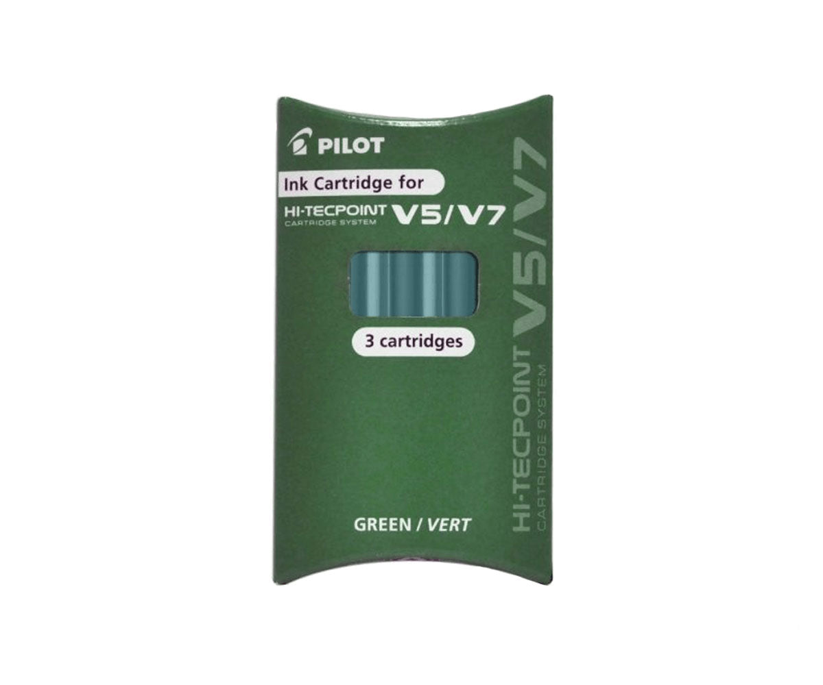 REZERVA ROLLER V5/V7 VERDE 3/SET HI-TECPOINT PILOT REZERVA ROLLER V5/V7 VERDE 3/SET HI-TECPOINT PILOT